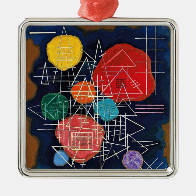 Kandinsky - Fördold Glöd Julgransprydnad Metall (Framsidan)