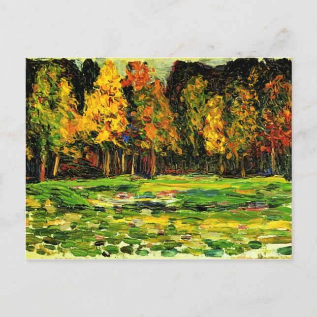 Kandinsky - Forest Kant  Vykort (Framsida)