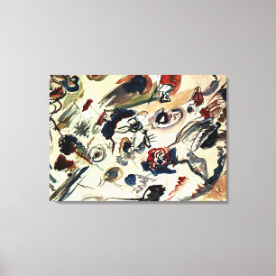 Kandinsky - första Abstrakten vattenfärg Canvastryck