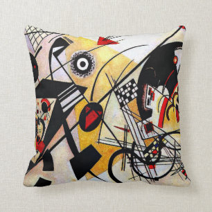 Kandinsky - Genomgående Line, abstrakt art Kudde