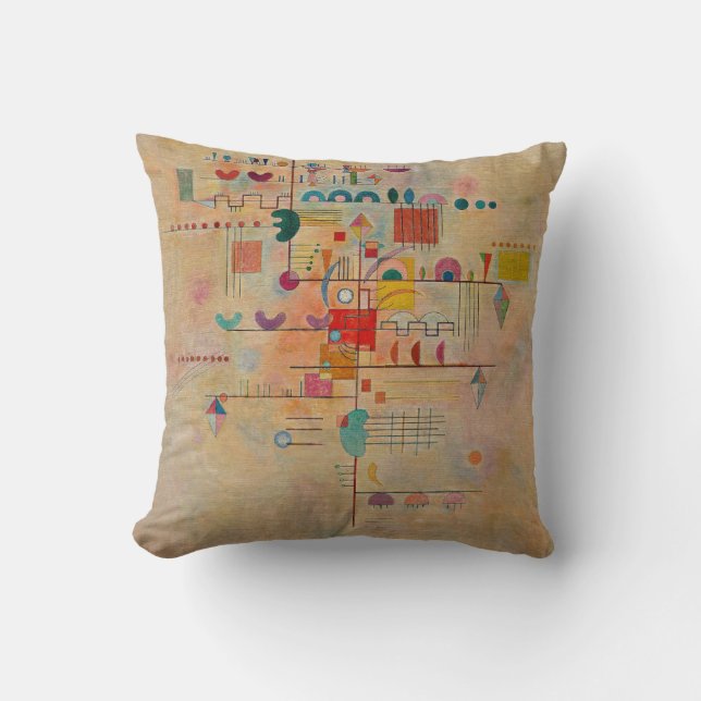 Kandinsky - graciös docka, populär målning kudde (Framsida)