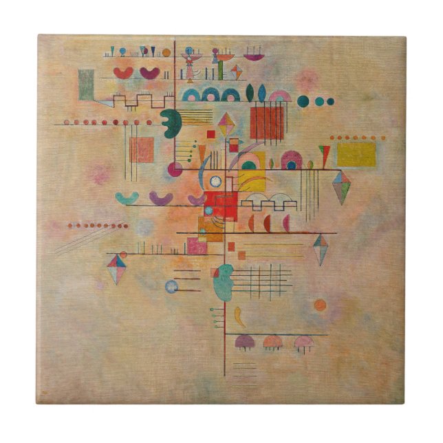 Kandinsky - Gracval Ascent Kakelplatta (Framsidan)