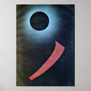 Kandinsky - Grått och Black Poster