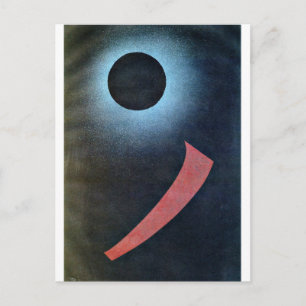 Kandinsky - Grått och Black Vykort