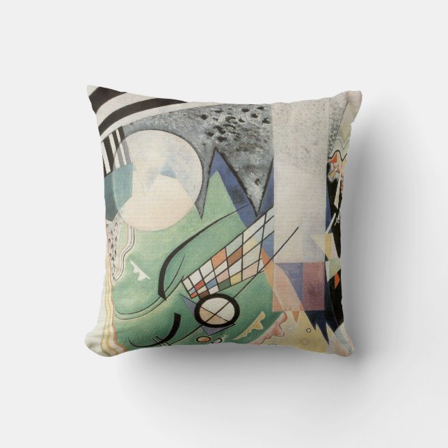 Kandinsky Grön Komposition 1923 Art Deco Kudde (Framsida)