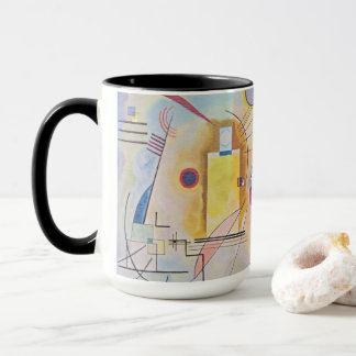 Kandinsky Gul Röd Blå Abstrakt Magisk Mugg
