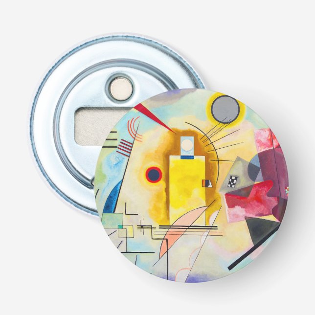 Kandinsky Gult-Red-Blue Flasköppnare (Framsidan)