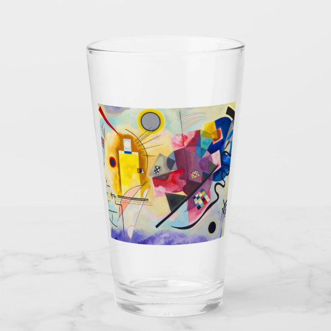 Kandinsky Gult-Red-Blue Glaskopp (Framsida)