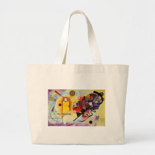 Kandinsky Gult Red Blue Jumbo Tygkasse