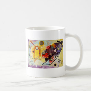 Kandinsky Gult Red Blue Kaffemugg