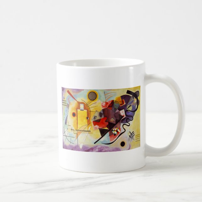 Kandinsky Gult Red Blue Kaffemugg (Höger)
