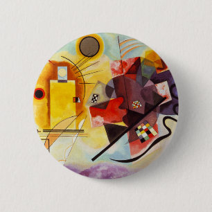 Kandinsky Gult Red Blue Knapp
