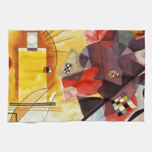 Kandinsky Gult Red Blue Kökshandduk