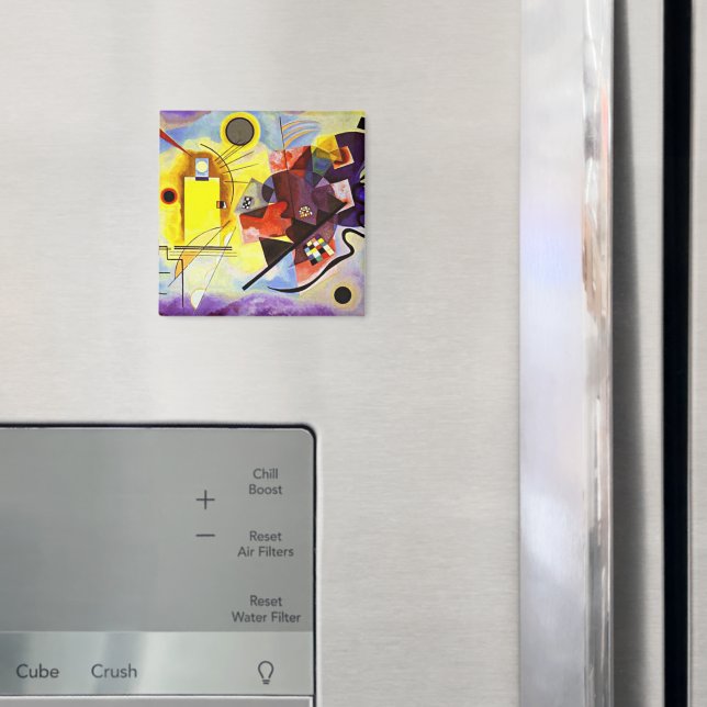 Kandinsky - Gult-Red-Blue Magnet (In Situ (Fridge))