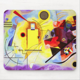 Kandinsky Gult Red Blue Mouse Pad Musmatta