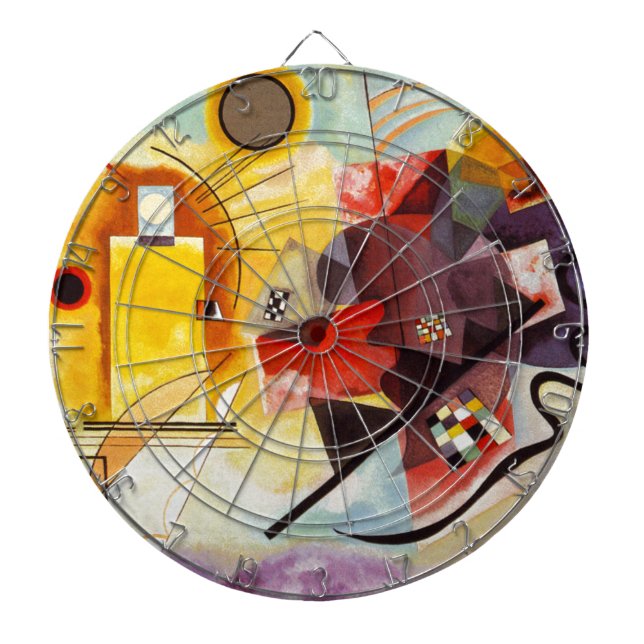 Kandinsky Gult Red Blue Piltavla (Framsidan)