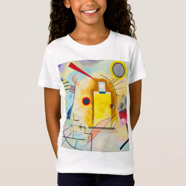 Kandinsky Gult-Red-Blue T Shirt (Framsida)