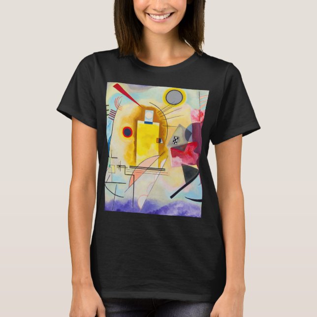 Kandinsky Gult-Red-Blue T Shirt (Framsida)