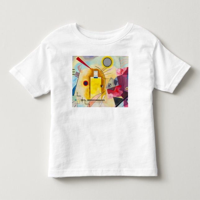 Kandinsky Gult-Red-Blue T Shirt (Framsida)