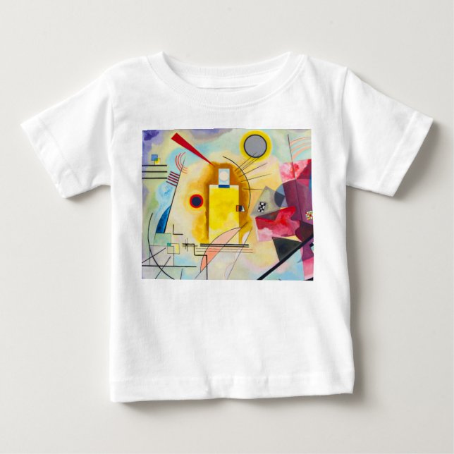 Kandinsky Gult-Red-Blue T Shirt (Framsida)