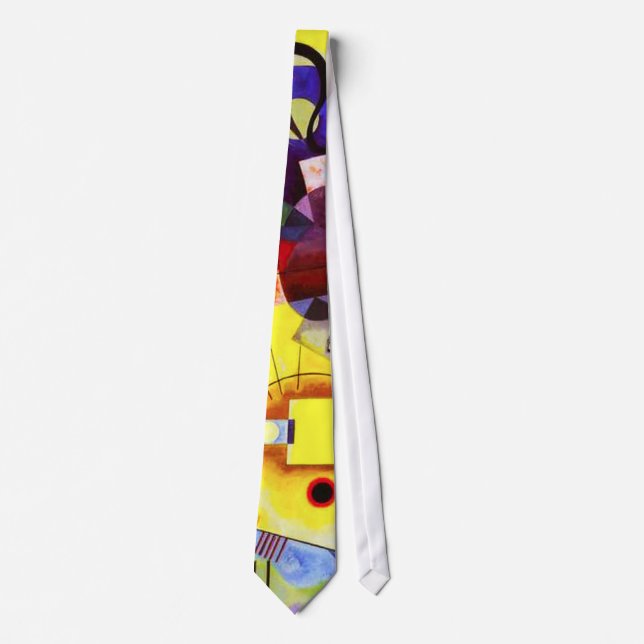 Kandinsky Gult Red Blue Tie Slips (Framsida)