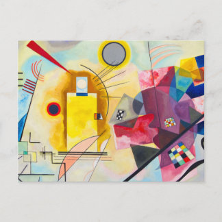 Kandinsky Gult-Red-Blue Vykort