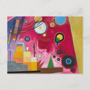 Kandinsky Heavy Red, 1924 Helg Vykort