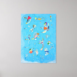 KANDINSKY - HIMLAR BLUE (Bleu de Ciel) - 1940 - Canvastryck