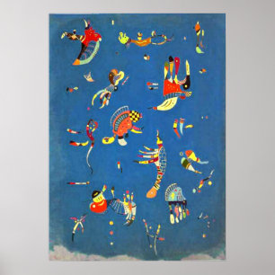Kandinsky - Himlar Blue Poster