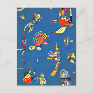 Kandinsky - Himlar Blue Vykort