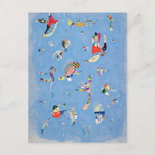 Kandinsky Himlar Blue-vykort Vykort