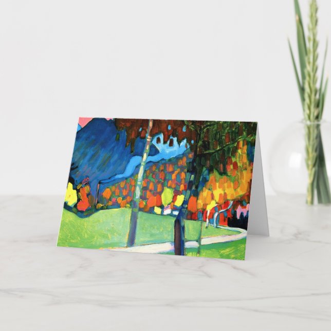 Kandinsky - Högerstudie i Oberau Kort (Framsida)