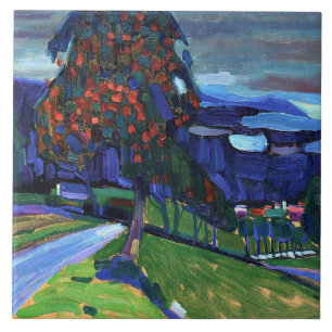 Kandinsky - Höst i Murnau Kakelplatta