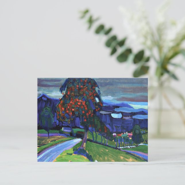 Kandinsky - Hösten i Murnau Helg Vykort (Stående Fram)