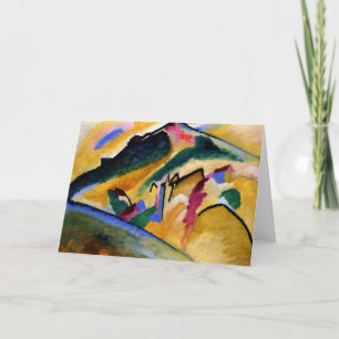 Kandinsky - Höstlandskap, populär målning, Kort