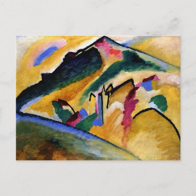 Kandinsky - Höstlandskap Vykort (Framsida)