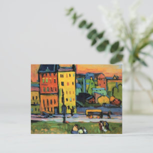 Kandinsky - Hus i München vykort