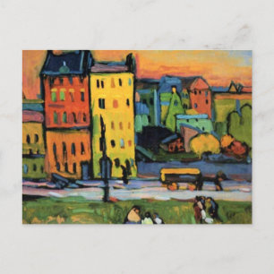 Kandinsky - Hus i München, Vykort