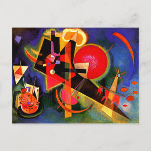 Kandinsky - I blått, berömd teckningskort Vykort