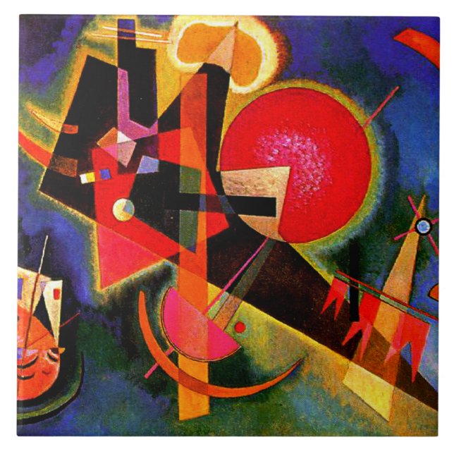 Kandinsky - i blått kakelplatta (Framsidan)