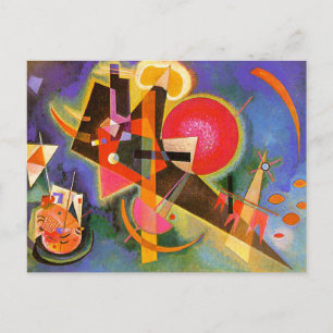 Kandinsky i blått vykort