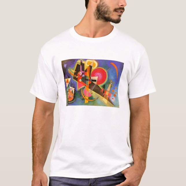 Kandinsky i blåttT-tröja Tee Shirt (Framsida)
