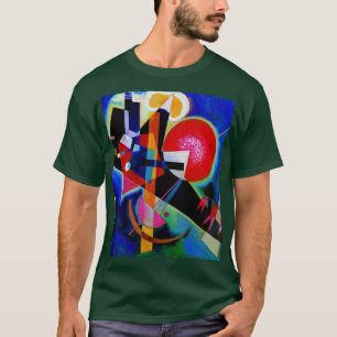 Kandinsky i Blue Abstrakt Painting Deep Forest T Shirt