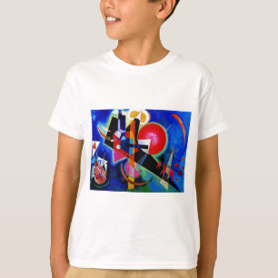 Kandinsky i Blue Abstrakt Painting T Shirt