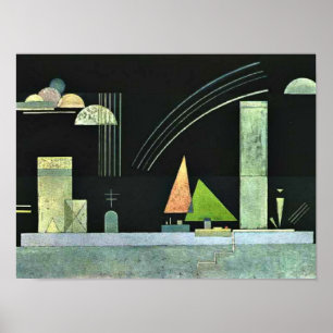 Kandinsky - i vila, abstrakt teckning poster