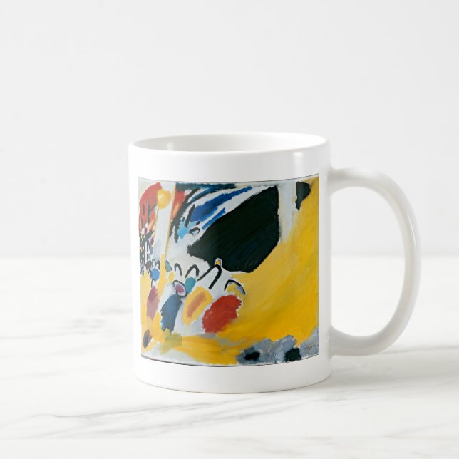Kandinsky Impression III Konsert Abstrakt Painting Kaffemugg (Höger)