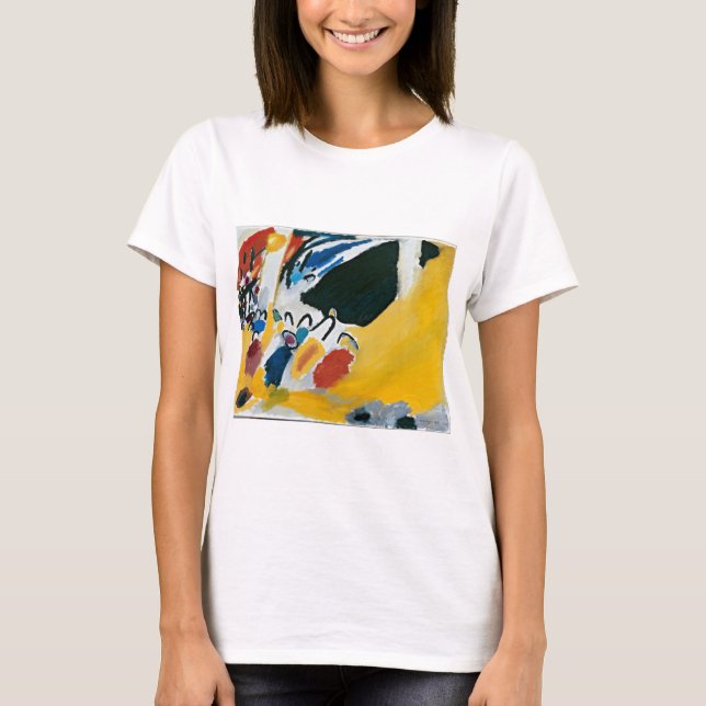 Kandinsky Impression III Konsert Abstrakt Painting Tee (Framsida)
