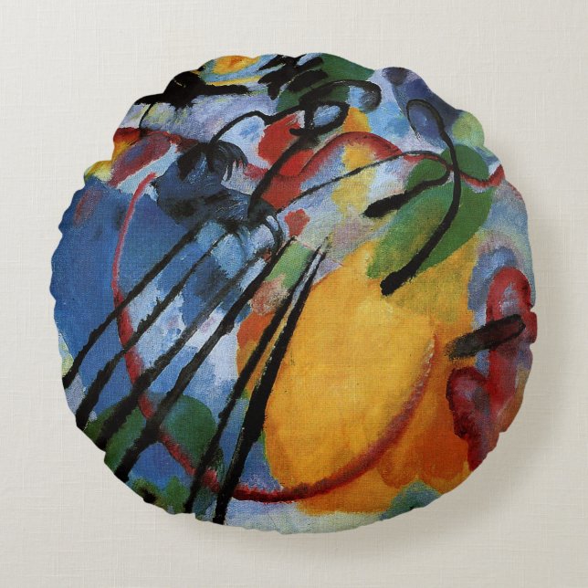 Kandinsky - Improvisation 26, roddbåt Rund Kudde (Framsidan)