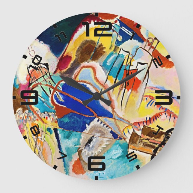 Kandinsky Improvisation 30 Art Klocka (Framsida)