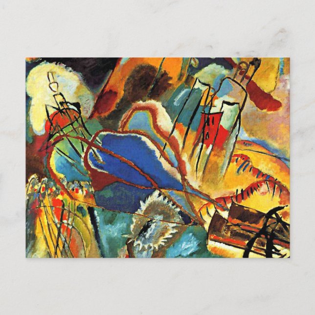 Kandinsky - Improvisation 30 - Kanoner vykort (Framsida)